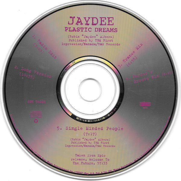 Jaydee : Plastic Dreams (CD, Maxi, RE)