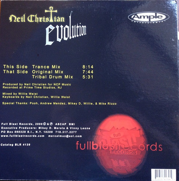 Neil Christian : Evolution (12")