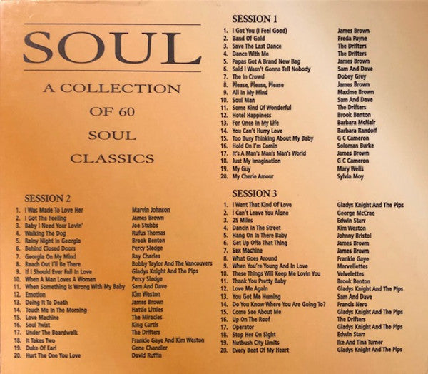 Various : Soul (3xCD, Album, Comp)