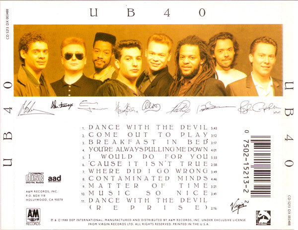 UB40 : UB40 (CD, Album)