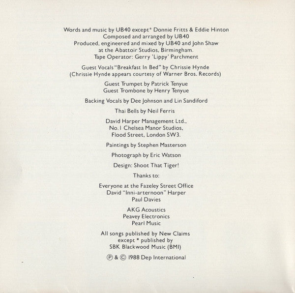 UB40 : UB40 (CD, Album)