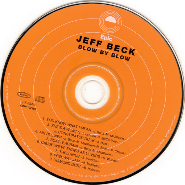 Jeff Beck : Blow By Blow (CD, Album, RE, RM)