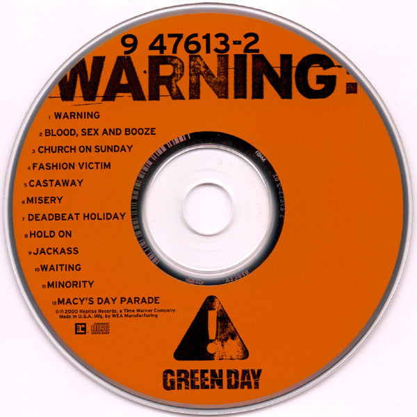 Green Day : Warning: (CD, Album,  Ol)