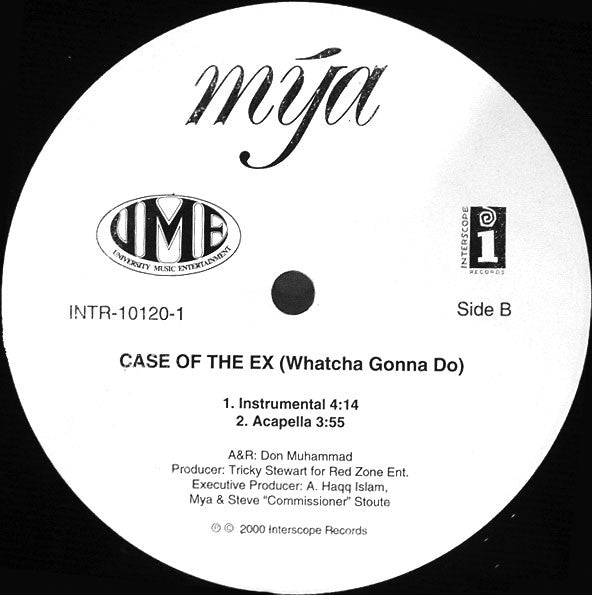 Mya : Case Of The Ex (Whatcha Gonna Do) (12")