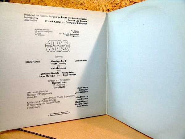 The Original Star Wars Cast Narr. By Roscoe Lee Brown : From The Original Soundtrack The Story Of Star Wars (LP, Album, Gat)