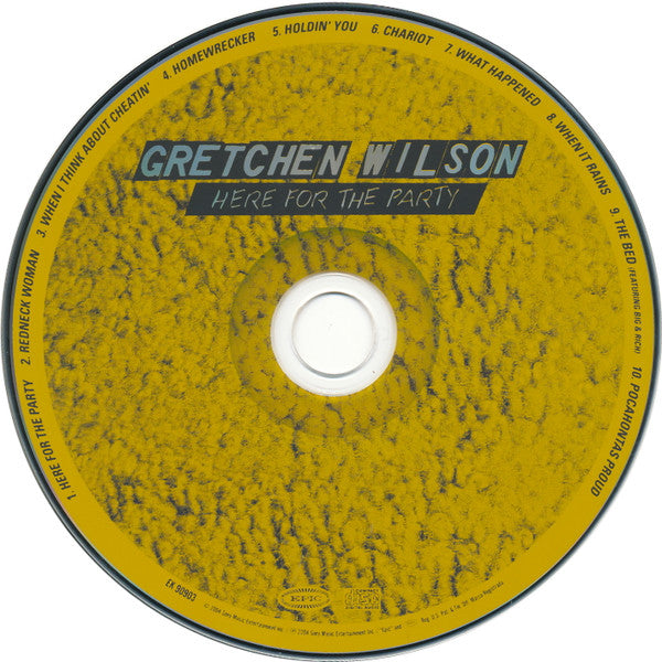 Gretchen Wilson : Here For The Party (CD, Album, Club)
