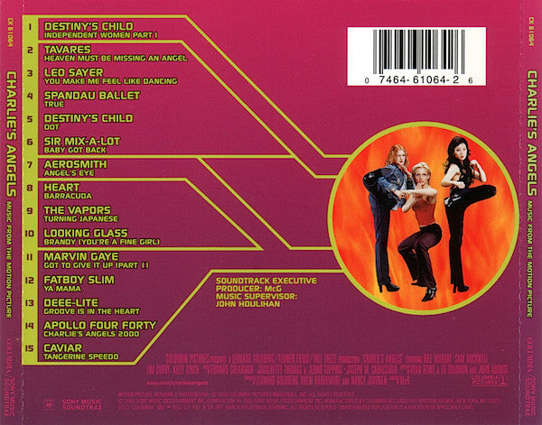 Various : Charlie's Angels (Music From The Motion Picture) (CD, Comp, DAD)