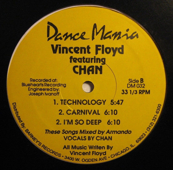 Vincent Floyd Featuring Chan : Your Eyes (12")