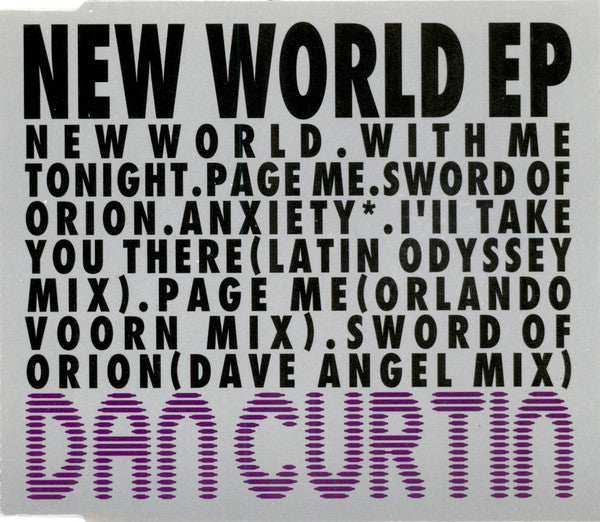 Dan Curtin : New World EP (CD, EP)