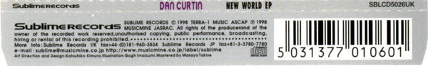 Dan Curtin : New World EP (CD, EP)