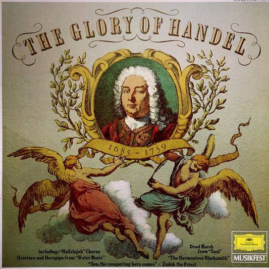 Georg Friedrich Händel : The Glory Of Handel (LP, Comp, RE)
