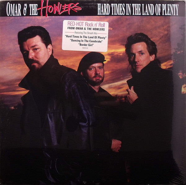Omar And The Howlers : Hard Times In The Land Of Plenty (LP, Album, Car)