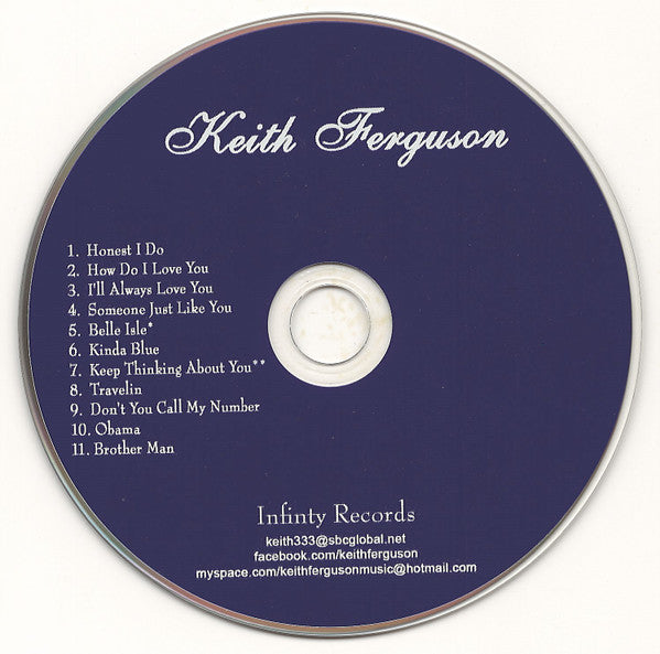 Keith Ferguson (2) : Honest I Do (CD, Album)