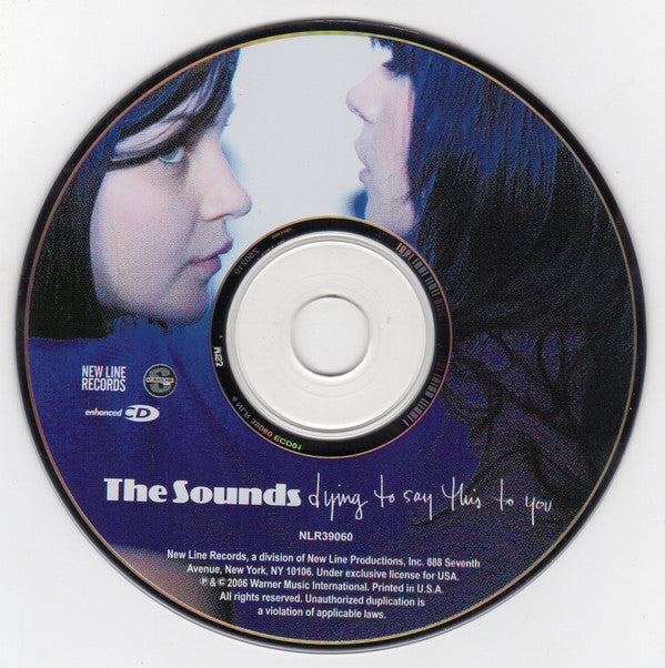 The Sounds : Dying To Say This To You (CD, Album, Enh)