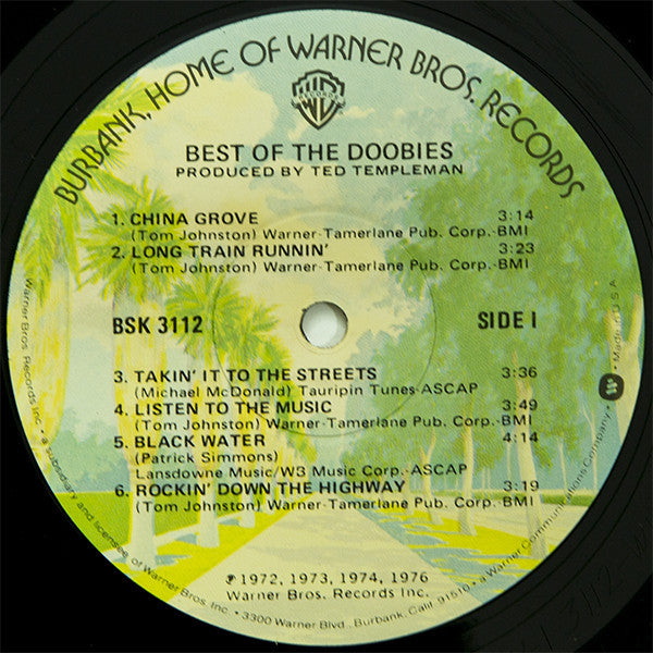 The Doobie Brothers : Best Of The Doobies (LP, Comp, RP, Jac)