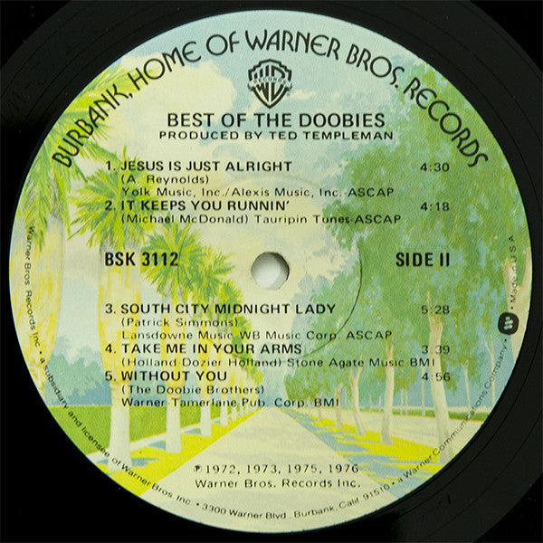 The Doobie Brothers : Best Of The Doobies (LP, Comp, RP, Jac)