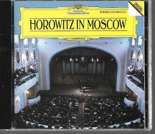 Vladimir Horowitz : Horowitz In Moscow (CD, PDO)