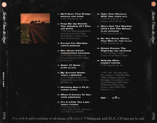 Various : Farther Down The Road (CD, Comp, Promo)