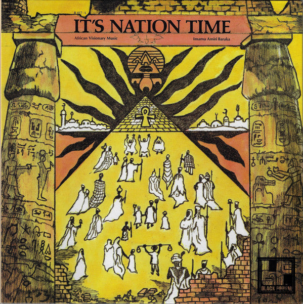 Amiri Baraka : "It's Nation Time" African Visionary Music (LP, Album, RE, RM, Gat)