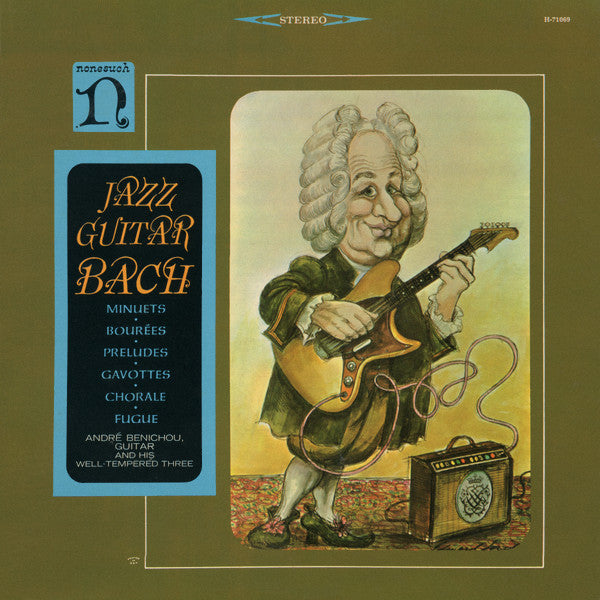 André Bénichou : Jazz Guitar Bach (LP, RP)