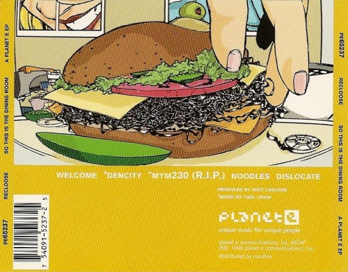 Recloose : So This Is The Dining Room (CD, Maxi)