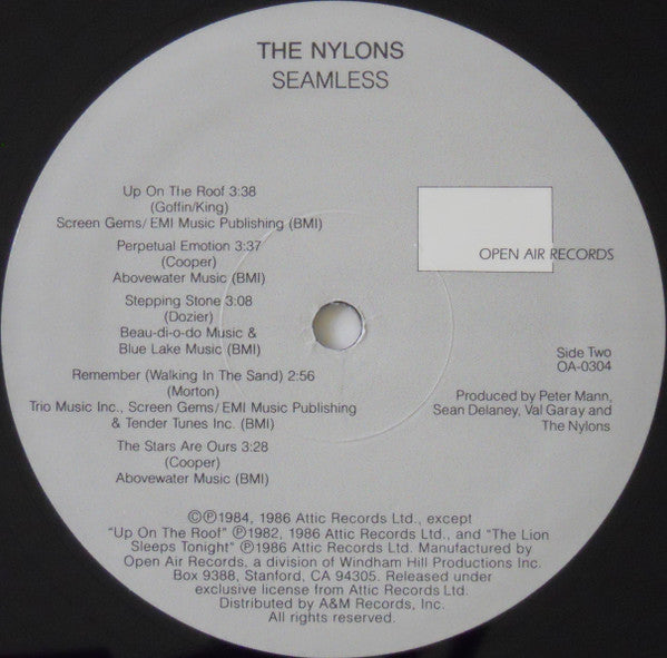 The Nylons : Seamless (LP, Album, All)