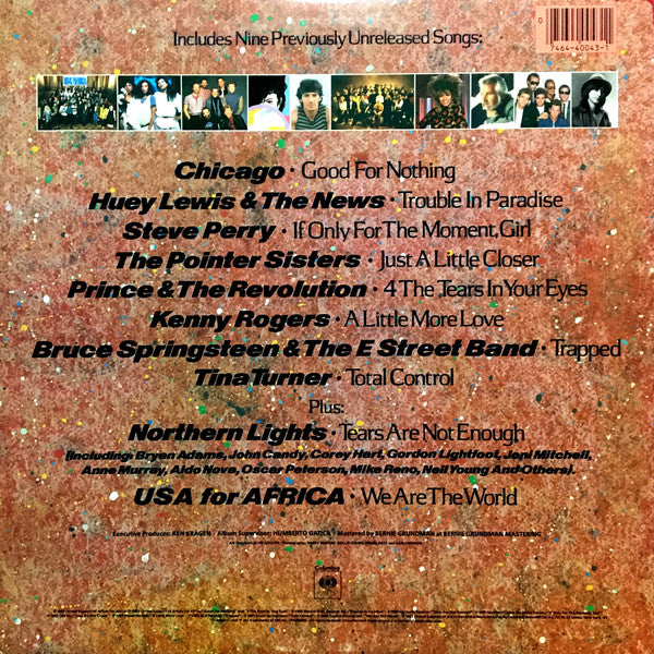 USA For Africa : We Are The World (LP, Album, Pit)