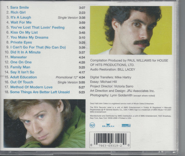 Daryl Hall/John Oates* : The Very Best Of (CD, Comp, RM)