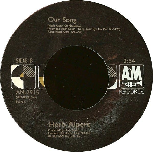 Herb Alpert : Keep Your Eye On Me (7", Single)