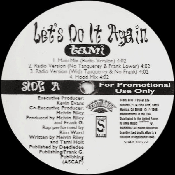 Tammi (8) : Let's Do It Again (12", Promo)