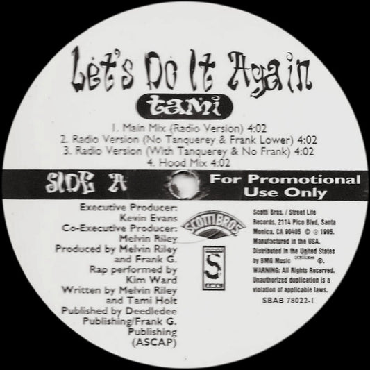 Tammi (8) : Let's Do It Again (12", Promo)