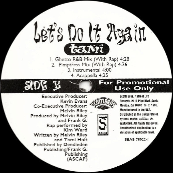 Tammi (8) : Let's Do It Again (12", Promo)