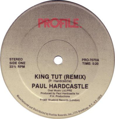 Paul Hardcastle : King Tut (Remix) (12", Single)