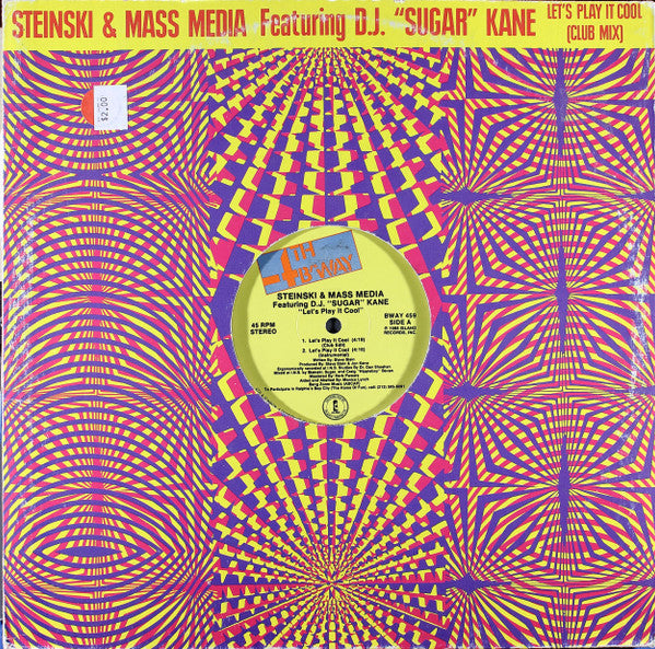 Steinski & Mass Media Featuring DJ 'Sugar' Kane : Let's Play It Cool (12")