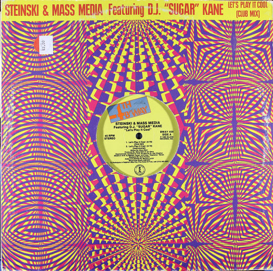 Steinski & Mass Media Featuring DJ 'Sugar' Kane : Let's Play It Cool (12")