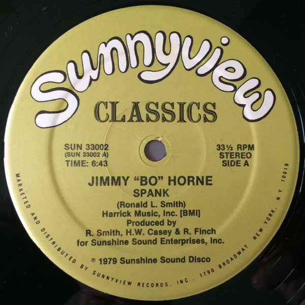 Jimmy "Bo" Horne : Spank / Is It In (12", RE)