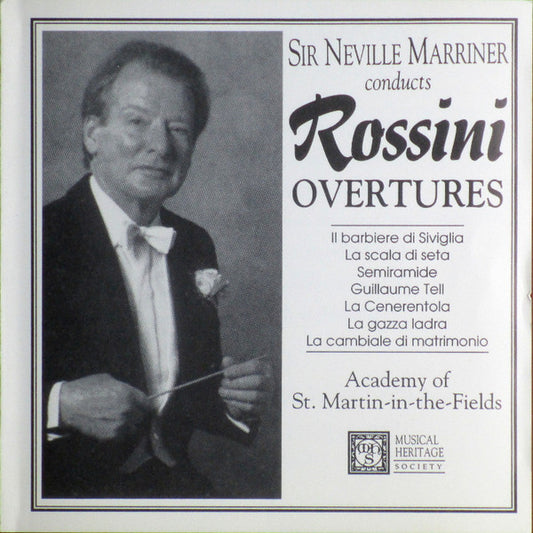 Sir Neville Marriner Conducts Gioacchino Rossini, The Academy Of St. Martin-in-the-Fields : Overtures (CD, Album, RE)
