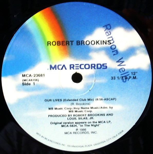 Robert Brookins : Our Lives (12")