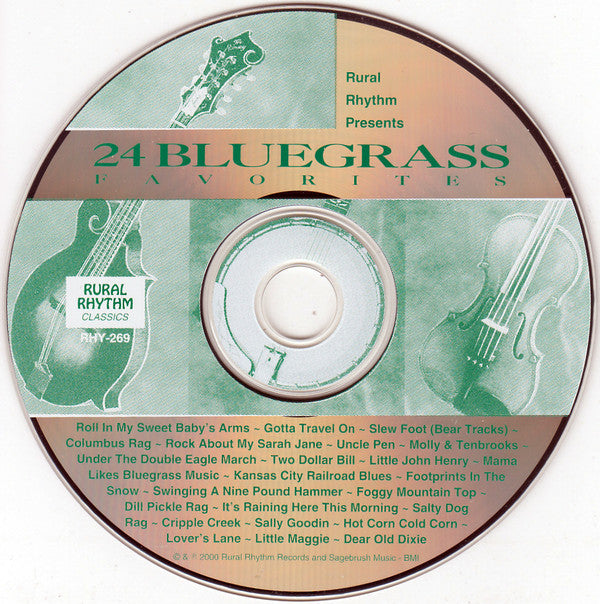 Various : 24 Bluegrass Favorites - Vintage 60's (CD, Comp)