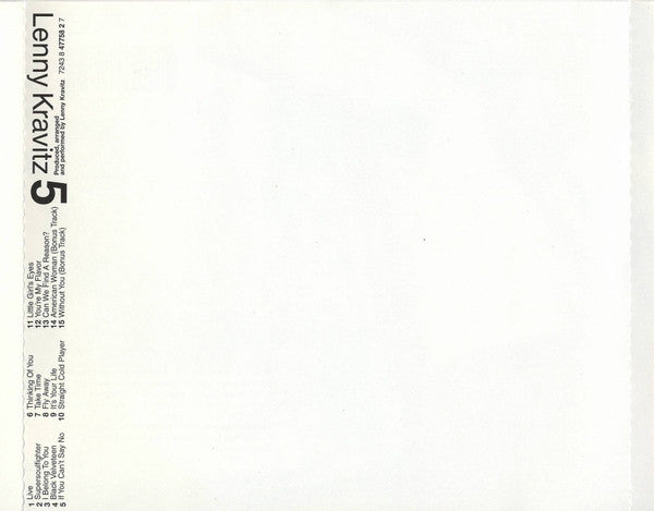 Lenny Kravitz : 5 (CD, Album, RE)