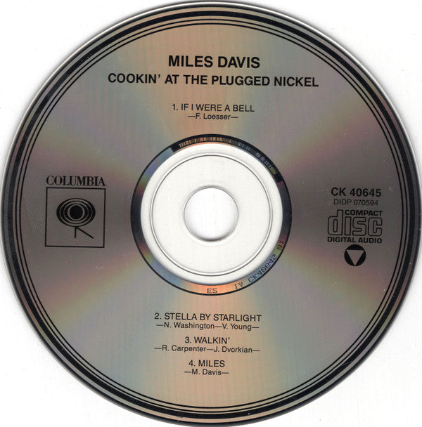 Miles Davis : Cookin' At The Plugged Nickel (CD, Album, RM, RP)
