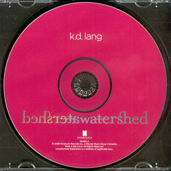 k.d. lang : Watershed (CD, Album)