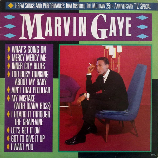 Marvin Gaye : Great Songs And Performances That Inspired The  Motown 25th Anniversary T.V. Special (LP, Comp)