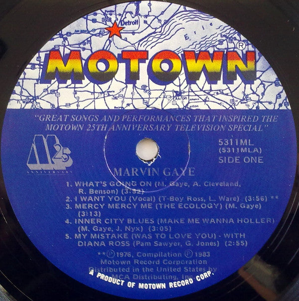 Marvin Gaye : Great Songs And Performances That Inspired The  Motown 25th Anniversary T.V. Special (LP, Comp)