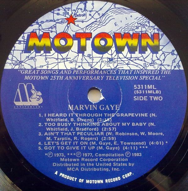 Marvin Gaye : Great Songs And Performances That Inspired The  Motown 25th Anniversary T.V. Special (LP, Comp)