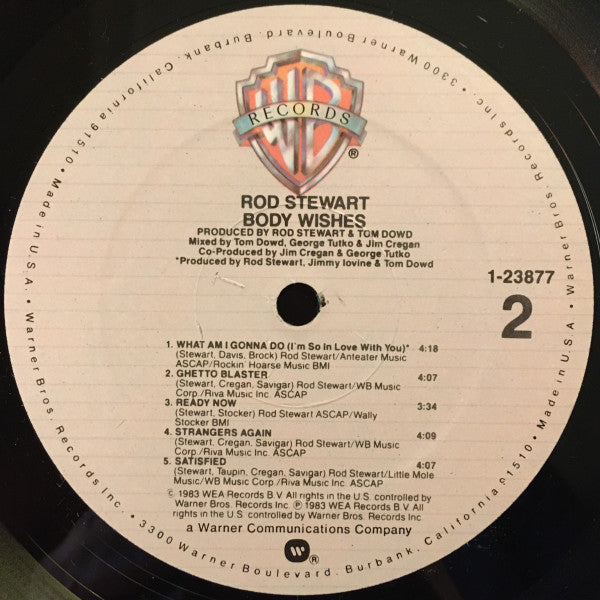 Rod Stewart : Body Wishes (LP, Album, SRC)