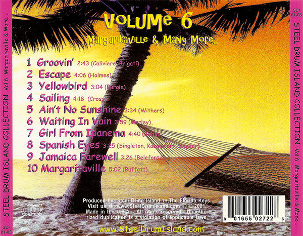 Steve Hendrickson, Dawn Hendrickson : Steel Drum Island Collection Vol. 6 (CD, Comp)