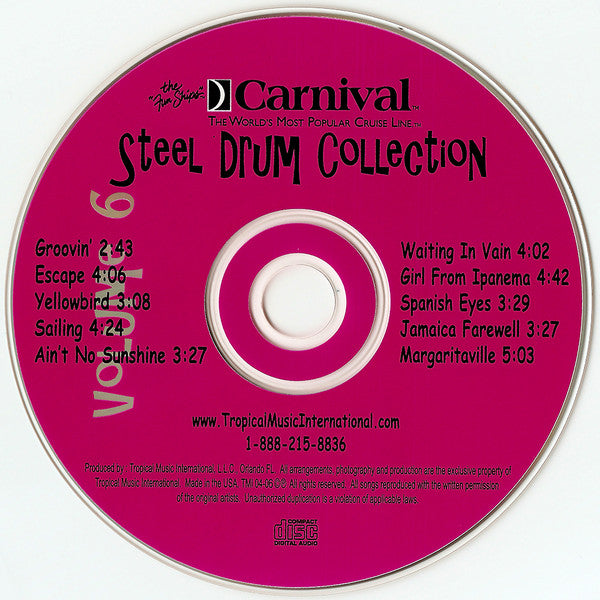 Steve Hendrickson, Dawn Hendrickson : Steel Drum Island Collection Vol. 6 (CD, Comp)