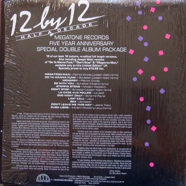 Various : 12 By 12 (2xLP, Comp, P/Mixed)