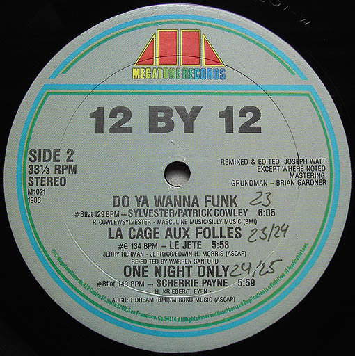 Various : 12 By 12 (2xLP, Comp, P/Mixed)